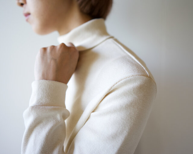 fries cotton turtle cutsew/naturalの画像1枚目