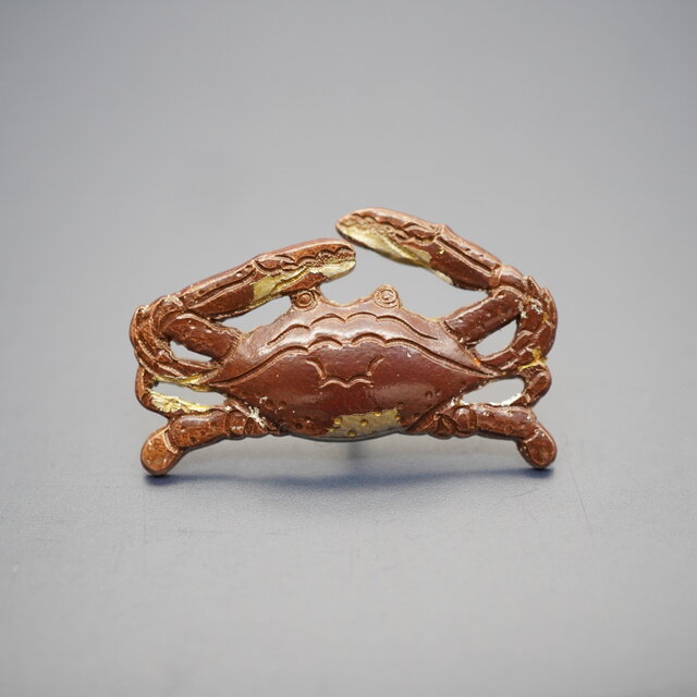 美味しそうに茹であがりました。【ワタリガニ】釣り好き、お魚好きの心をくすぐるピンズ（全22種類）