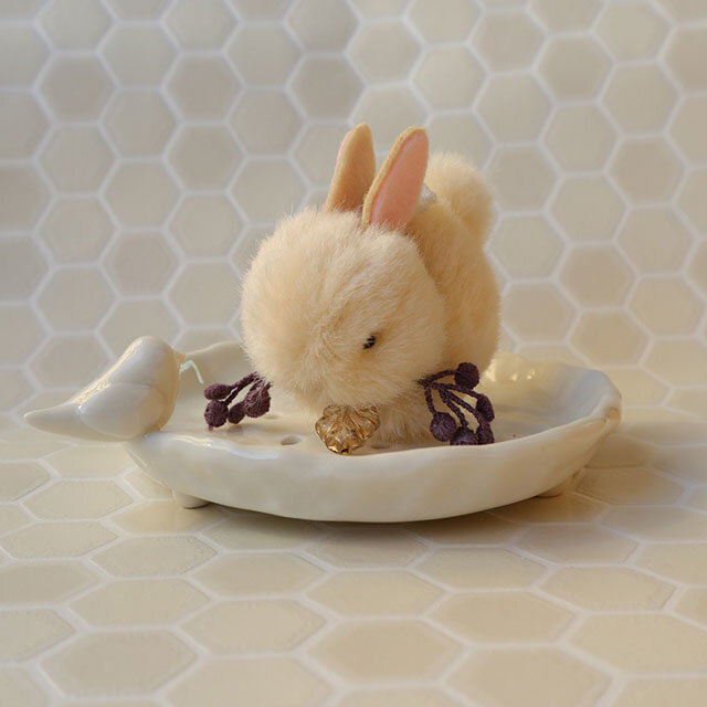 【訳アリ】ちいさなぬいぐるみ　うさぎ*ベージュ