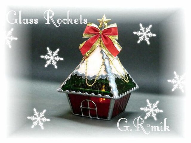 LEDキャンドル フォレスト クリスマス (シルバー) ランプ 4個セット