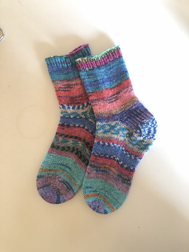 No.418 手編み靴下