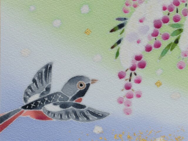 加賀友禅 小色紙【南天】 | iichi 日々の暮らしを心地よくする