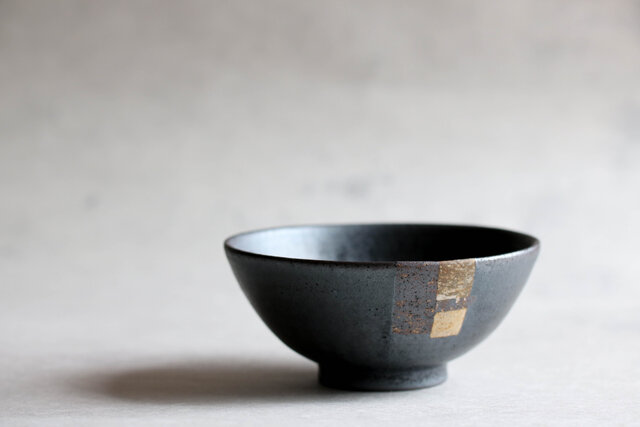 黒釉飯碗(大)の画像1枚目