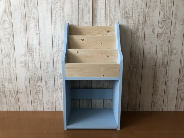 (a_a)＊プロフ確認お願いします＊ページ　Ｈタイプ　絵本棚　ハンドメイド 表紙の見える絵本棚*絵本棚*マガジンラック*家具*~マンチェスター