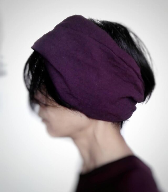 ターバンなヘアバンド　グレープ　送料無料