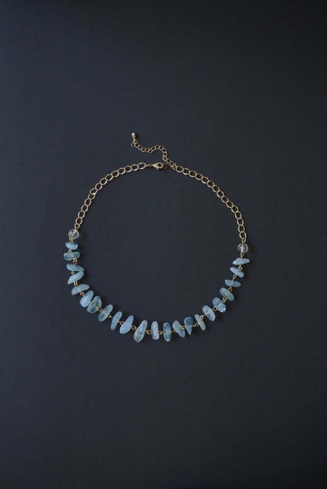 海の水 -アクアマリンのネックレス | iichi 日々の暮らしを心地よく