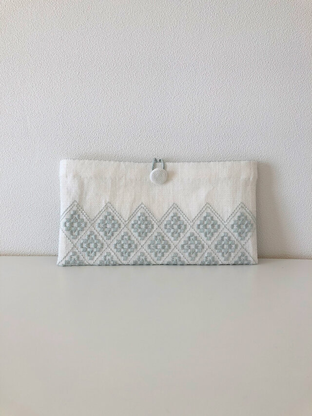 Button Pouch ＊＊＊ ライトブルー