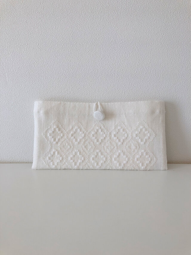 Button Pouch ＊＊＊ ホワイト＋＋＋