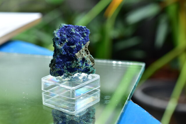 2つの石がひとつに☆アズロマラカイト原石 azm004 | iichi 日々の