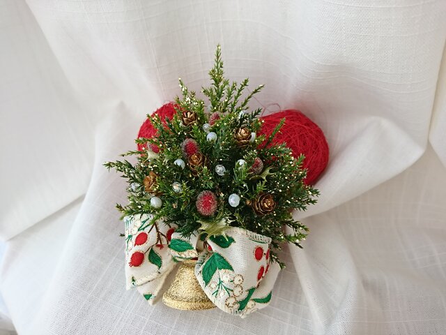 heart de christmas wreath ( red )の画像1枚目