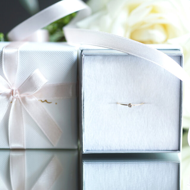 K18ダイヤモンドリング　3mmラウンドブリリアントカット覆輪リング　16号 16号＞【美品】ダイヤモンド16石/合計1.65ctダイヤデザイン