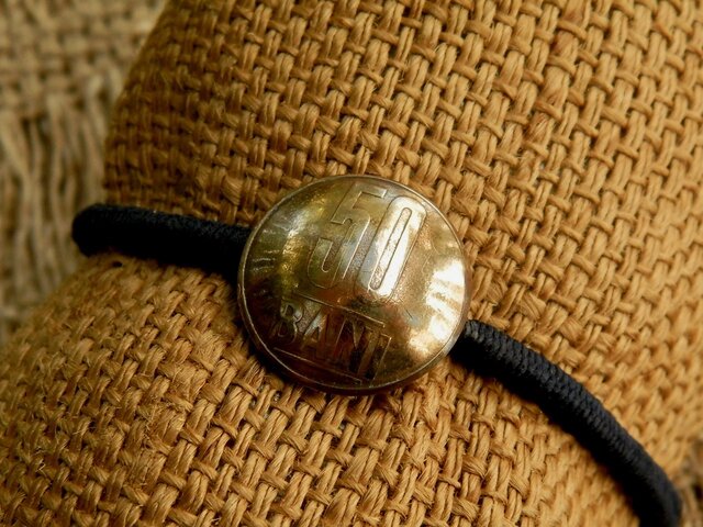 #H164 România Coin Hair Elasticの画像1枚目