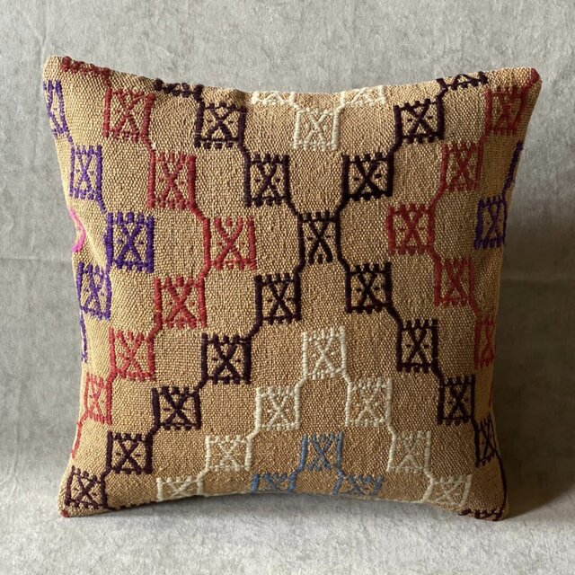 50cm　キリムピロー・ハンドメイドクッションカバー　K500037
