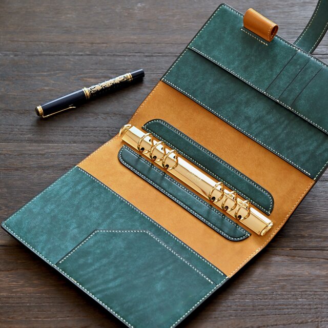 ハンドメイド システム手帳 オーダーページ システム手帳 バイブルサイズ カラーオーダー | iichi 日々の暮らしを