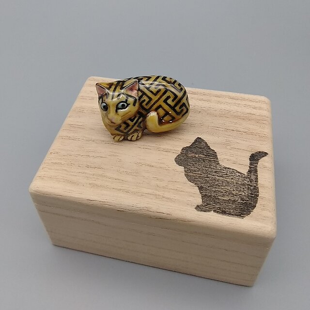 おびねこ 紗綾形模様の画像1枚目