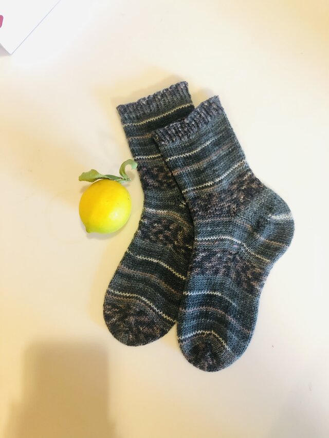 No.448 手編み靴下
