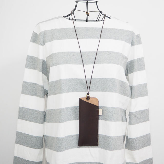 めがねケース 【ダークブラウン】 サングラス入れ 革 縦型 かばんの中の整理に ちょっとしたプレゼントにお勧めです