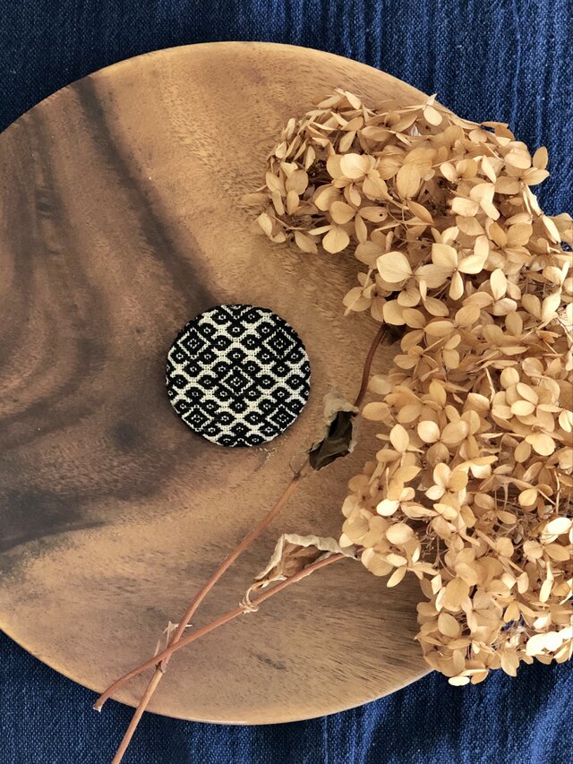 ＊こぎん刺しブローチ＊