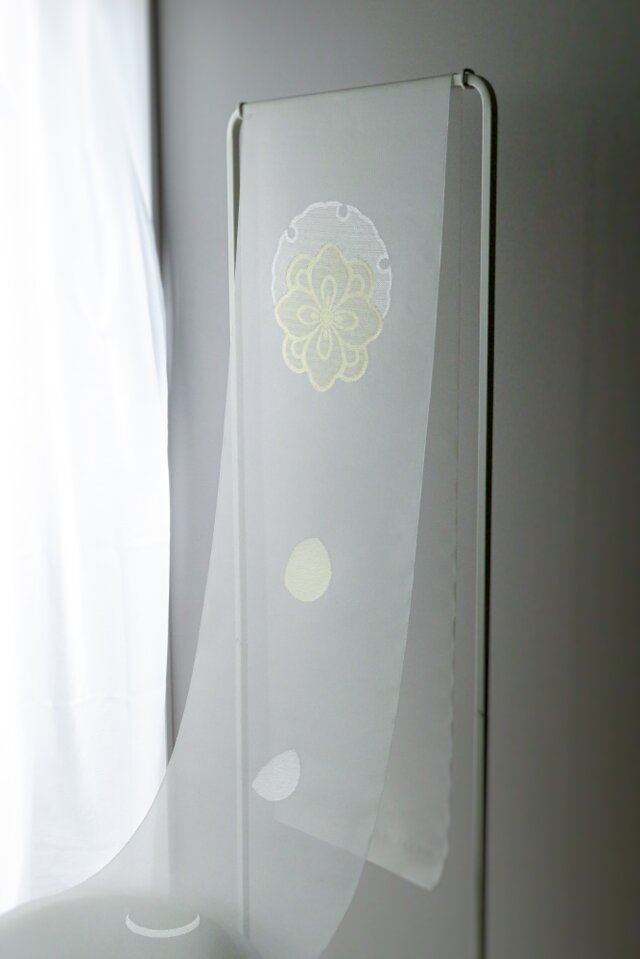 雪月花：京都丹後 織りテーブルランナー