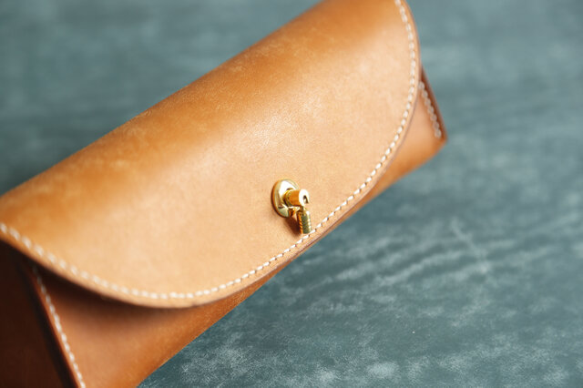 本革手作りペンケース 筆箱 プレゼント 三角型 総手縫い | iichi 日々