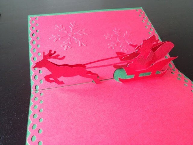 Christmas Card - Pop Up Santa 2の画像1枚目