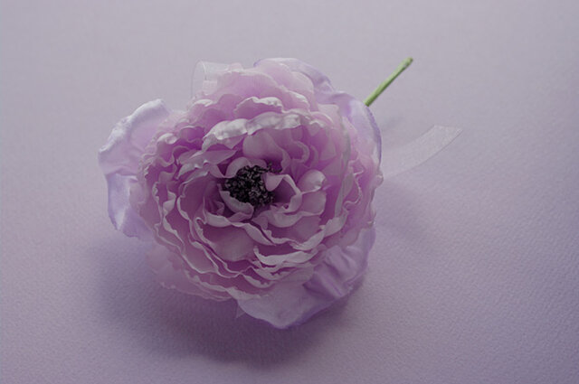 C 4 うす紫のふわふわのバラ Iichi ハンドメイド クラフト作品 手仕事品の通販