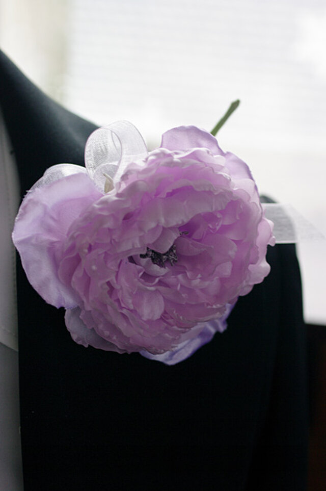 C 4 うす紫のふわふわのバラ Iichi ハンドメイド クラフト作品 手仕事品の通販
