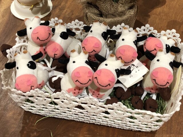 牛 キーホルダーの画像1枚目