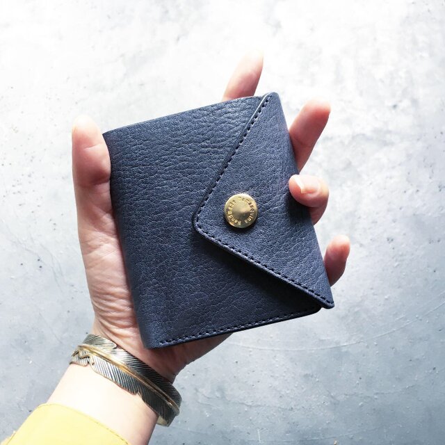 【予約】TRIANGLE MINI WALLET NAVY