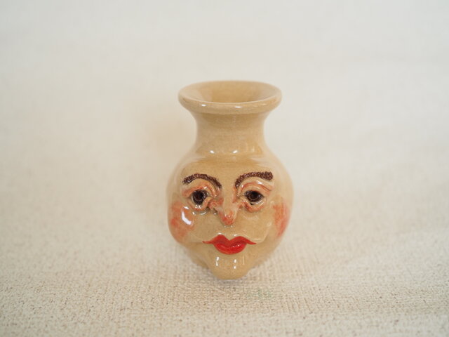 人面壺 Josephine (Human face pot, Josephine）」 | iichi 日々の