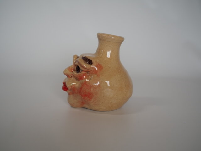 小さな人面壷 人面壺 Jacob (Human face pot, Jacob）」 | iichi 日々の暮らしを