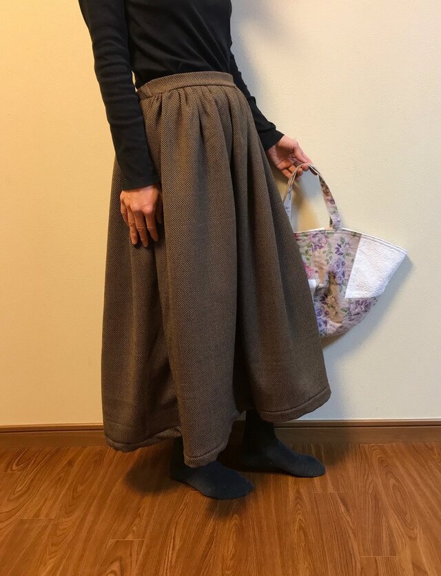 【Kit】ウールで仕立てるギャザースカート
