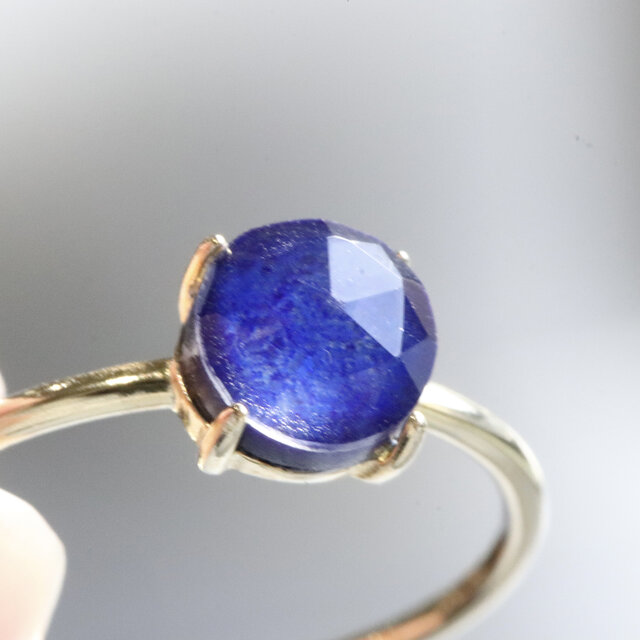 宇宙の指輪 ラピスラズリ×クリスタルクォーツ リング --When you wish