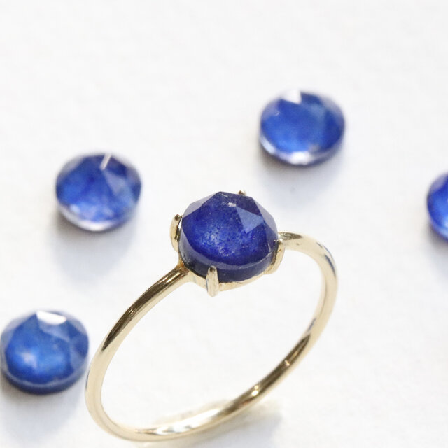 宇宙の指輪 ラピスラズリ×クリスタルクォーツ リング --When you wish