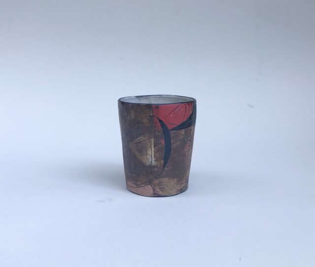 化粧掻き落とし文様 カップ135の画像1枚目