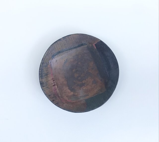 化粧掻き落とし文様 皿126の画像1枚目