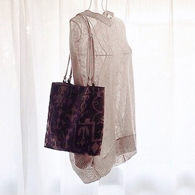 クラシックなトートバッグ Iichi ハンドメイド クラフト作品 手仕事品の通販