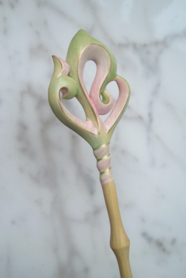 蔦葉のかんざし〈つげ〉