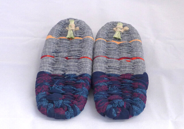 布ぞうり　ハンドメイド　ひろりん　420、421、422、423 布ぞうり | iichi 日々の暮らしを心地よくするハンドメイドや