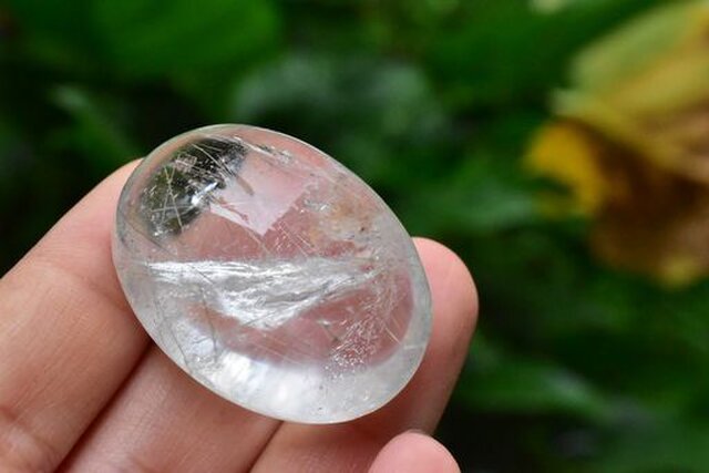 大粒☆つらら氷☆ホワイト☆ガーデンルチルインクォーツルース gar198