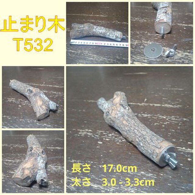 止まり木（枝：TOY-08-015）T532