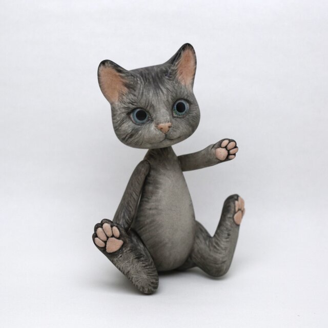 Cat Bisque doll ねこ ビスクドール 人形 | iichi 日々の暮らしを