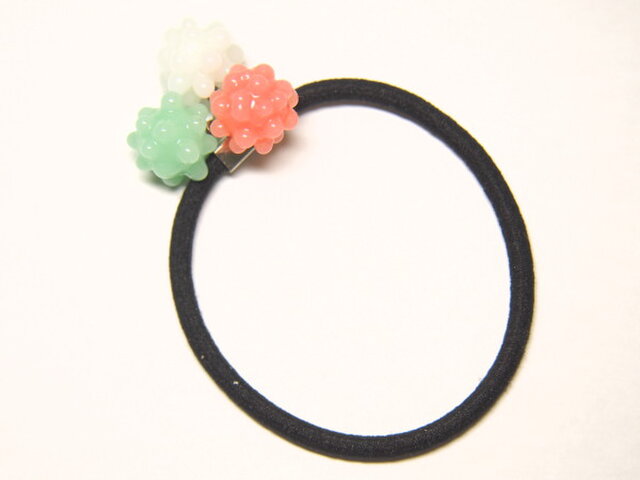 こんぺいとうのヘアゴム マカロンカラー Iichi ハンドメイド クラフト作品 手仕事品の通販