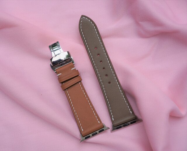 高級革使用 スイフトレザー 腕時計 Apple Watchベルト 時計ベルト