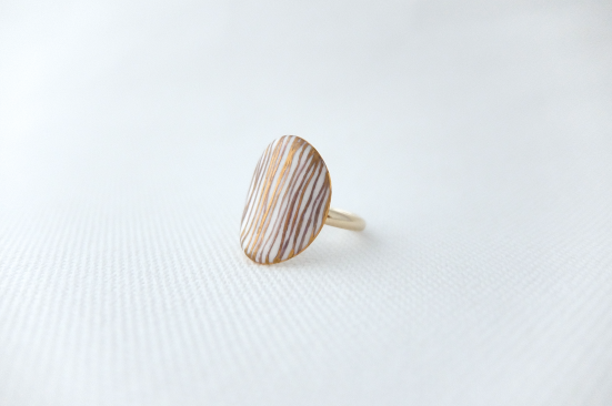 リング oval goldの画像1枚目