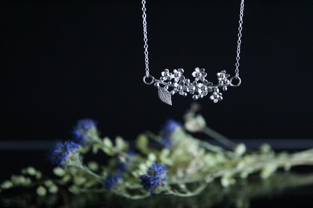Silver necklace「The long awaited season」の画像1枚目