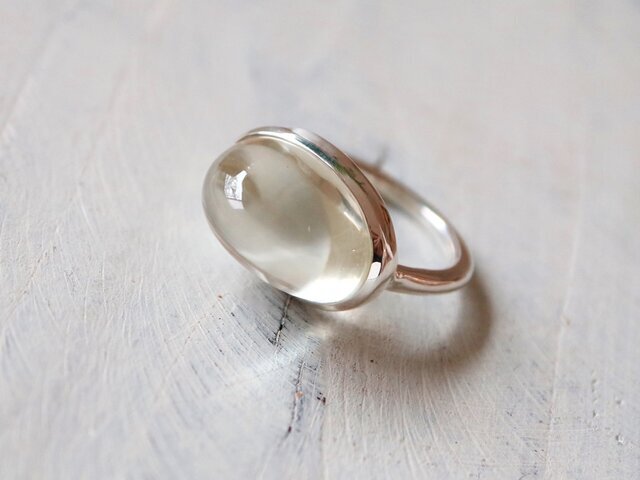 月兎のmoonストーン ringの画像1枚目