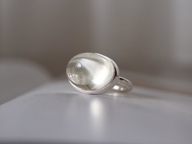 月兎のmoonストーン ringの画像1枚目