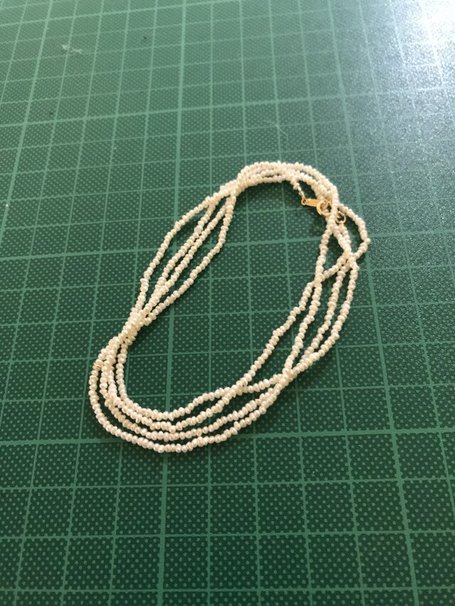 山田様 再依頼品 パールネックレスの画像1枚目
