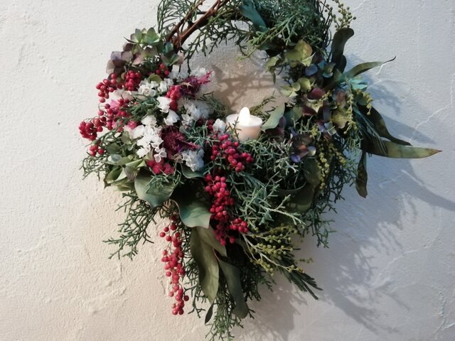 雫のwreathーペッパーベリーの画像1枚目